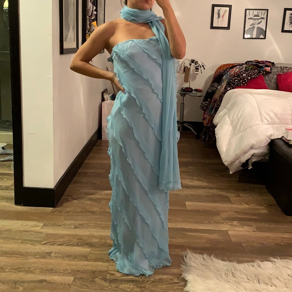 Baby blue Evening Gown